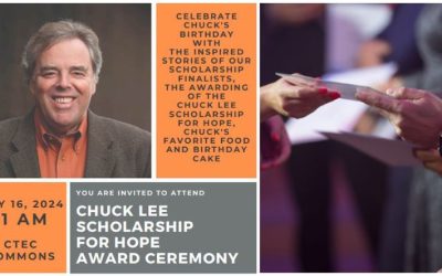 You’re Invited to the Chuck Lee Scholarship For Hope Award Ceremony